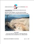 Informe: Evaluacin del riesgo y prevencin de desastres en el municipio de Candelaria.